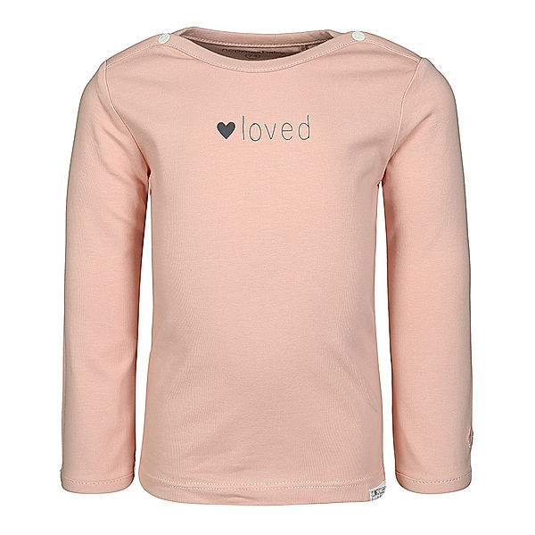 noppies Langarmshirt YVON – LOVED in pfirsich rosa