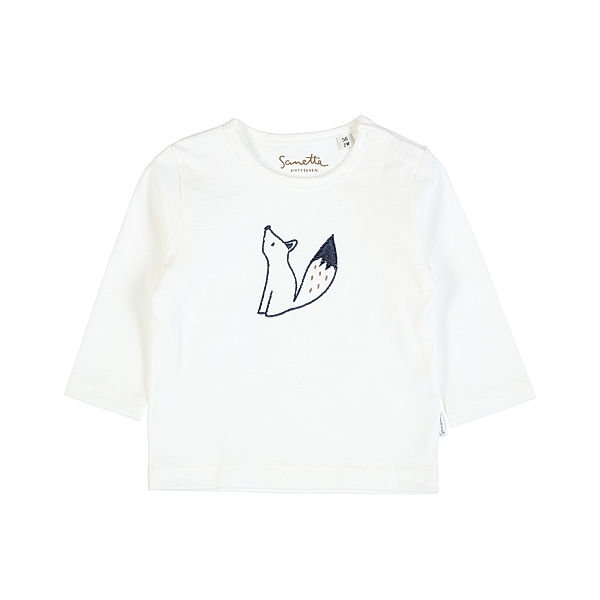 Sanetta Langarmshirt ZORRO BABY in weiss