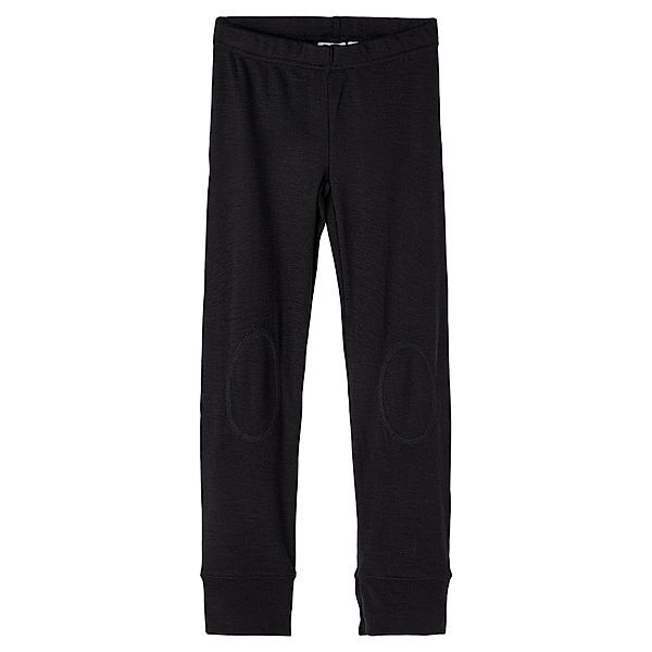 name it Lange Woll-Unterhose NMMWANG in black