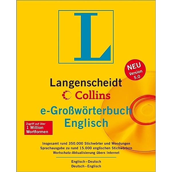 Langenscheidt Collins e-Großwörterbuch Englisch, CD-ROM