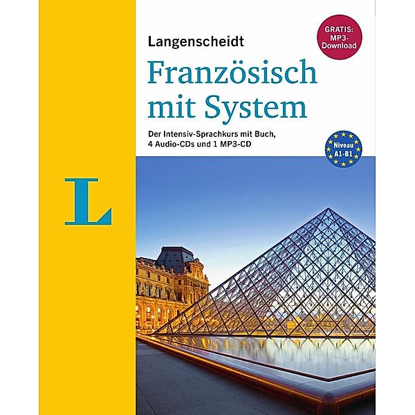 Langenscheidt Französisch mit System - Der Intensiv-Sprachkurs mit Buch, 4 Audio-CDs und 1 MP3-CD, Micheline Funke, Braco Lukenic