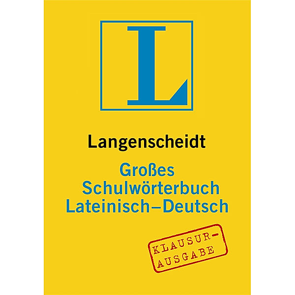 Langenscheidt Großes Schulwörterbuch Lateinisch, Klausurausgabe