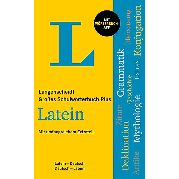 Langenscheidt Großes Schulwörterbuch Plus Latein, m.  Buch, m.  Online-Zugang