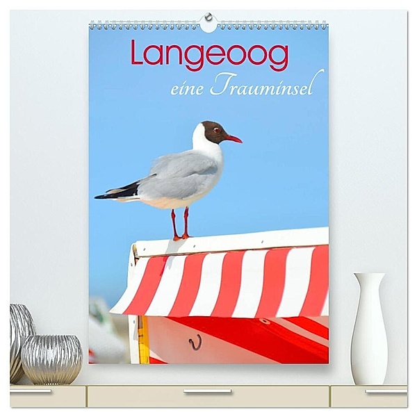 Langeoog - eine Trauminsel (hochwertiger Premium Wandkalender 2024 DIN A2 hoch), Kunstdruck in Hochglanz, Nina Schwarze