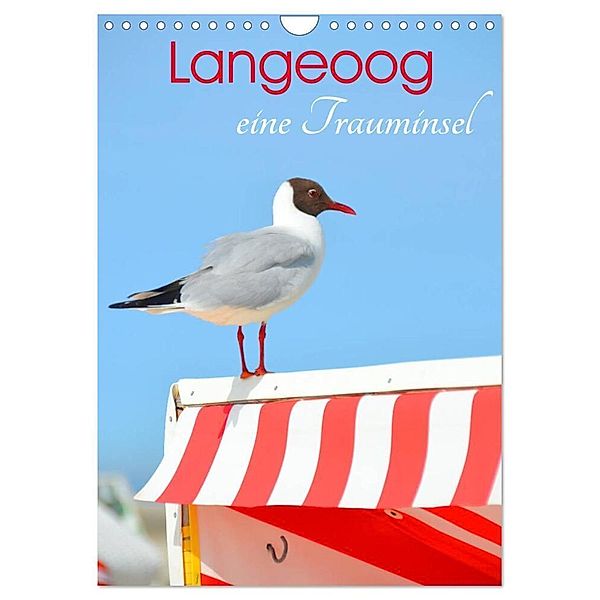 Langeoog - eine Trauminsel (Wandkalender 2024 DIN A4 hoch), CALVENDO Monatskalender, Nina Schwarze