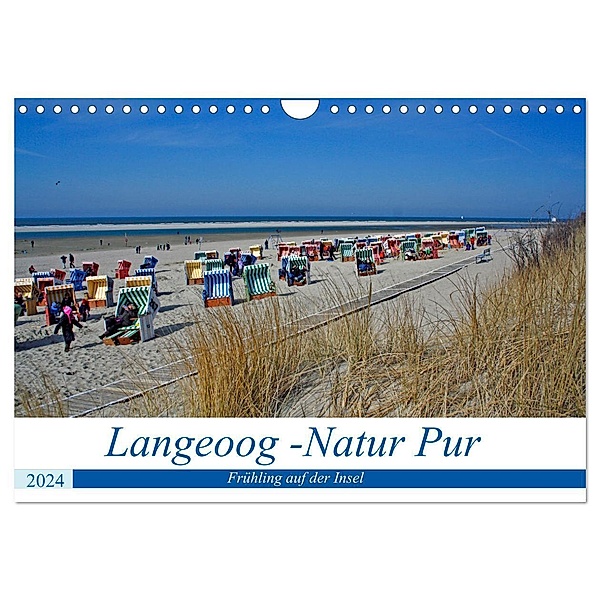 Langeoog - Natur Pur (Wandkalender 2024 DIN A4 quer), CALVENDO Monatskalender, Claudia Kleemann