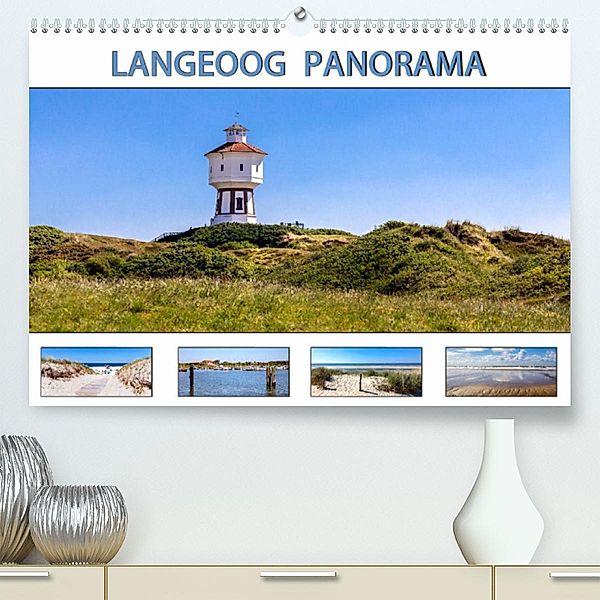 LANGEOOG PANORAMA (Premium, hochwertiger DIN A2 Wandkalender 2023, Kunstdruck in Hochglanz), Andrea Dreegmeyer
