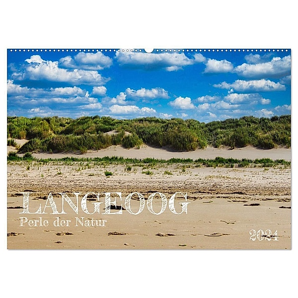 Langeoog - Perle der Natur (Wandkalender 2024 DIN A2 quer), CALVENDO Monatskalender, Jakob Hillen