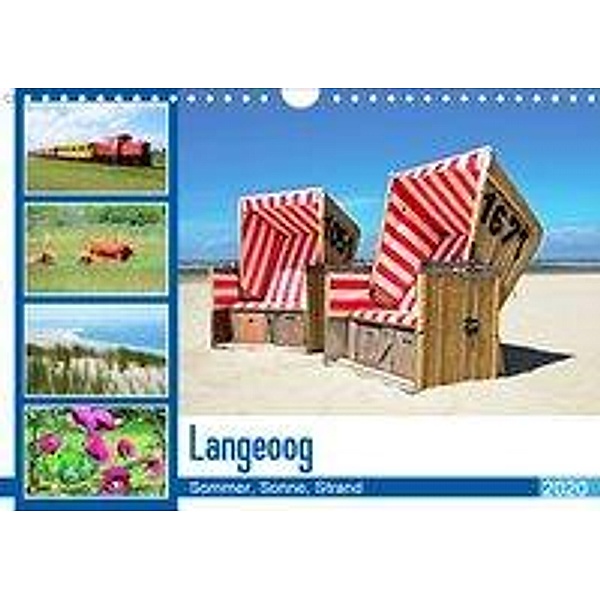 Langeoog - Sommer, Sonne, Strand (Wandkalender 2020 DIN A4 quer), Nina Schwarze