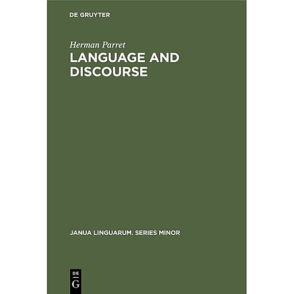 Language and Discourse, Herman Parret