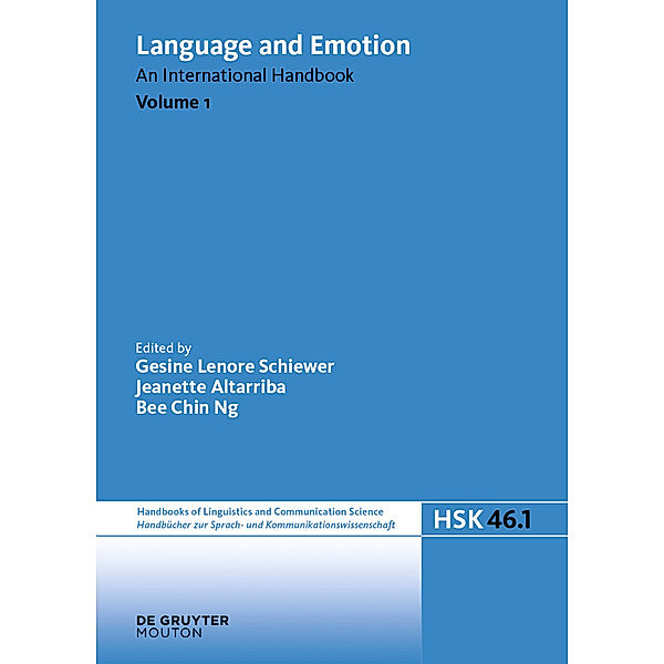 Language and Emotion. Volume 1.Vol.1