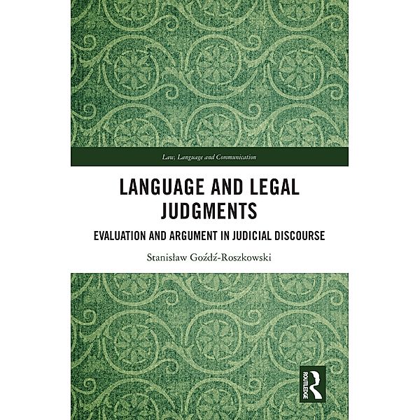 Language and Legal Judgments, Stanislaw Gozdz-Roszkowski