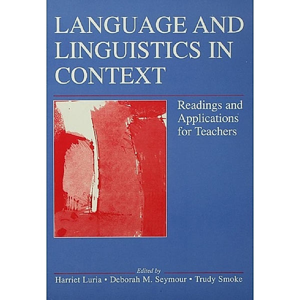 Language and Linguistics in Context