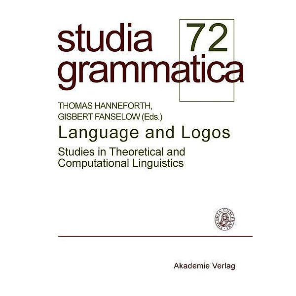 Language and Logos / Studia grammatica Bd.72