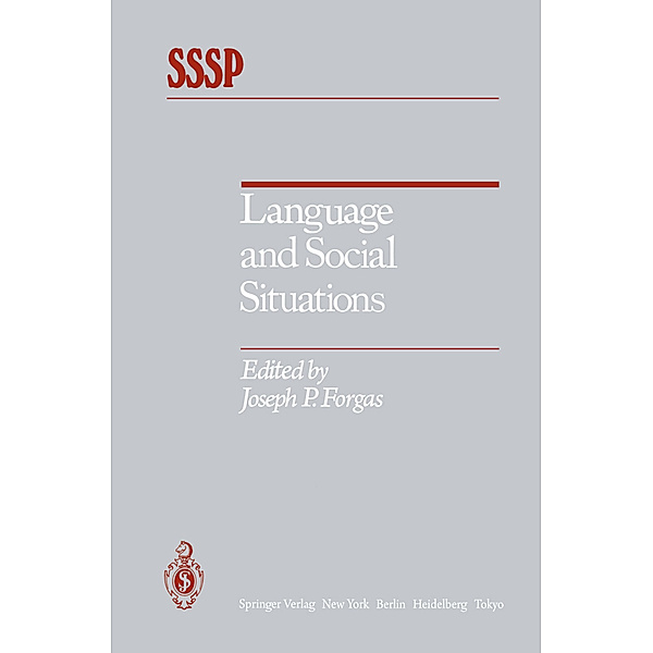 Language and Social Situations, Joseph P. Forgas