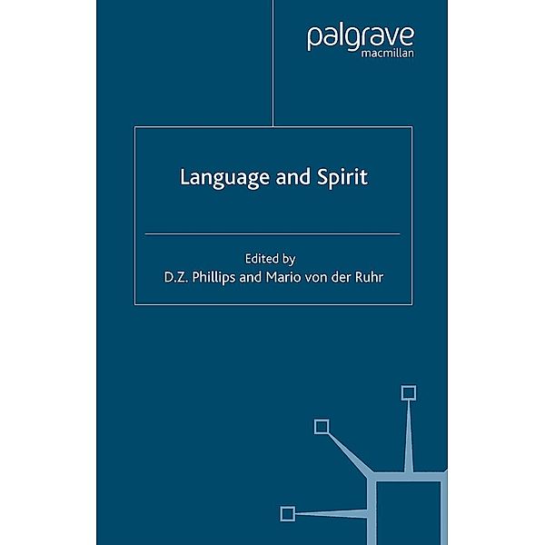 Language and Spirit / Claremont Studies in the Philosophy of Religion