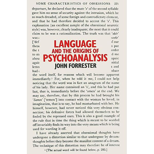 Language and the Origins of Psychoanalysis, John Forrester