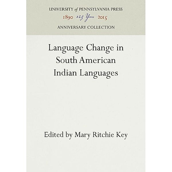 Language Change in South American Indian Languages