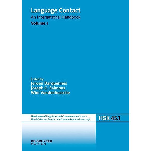 Language Contact. Volume 1 / Handbücher zur Sprach- und Kommunikationswissenschaft