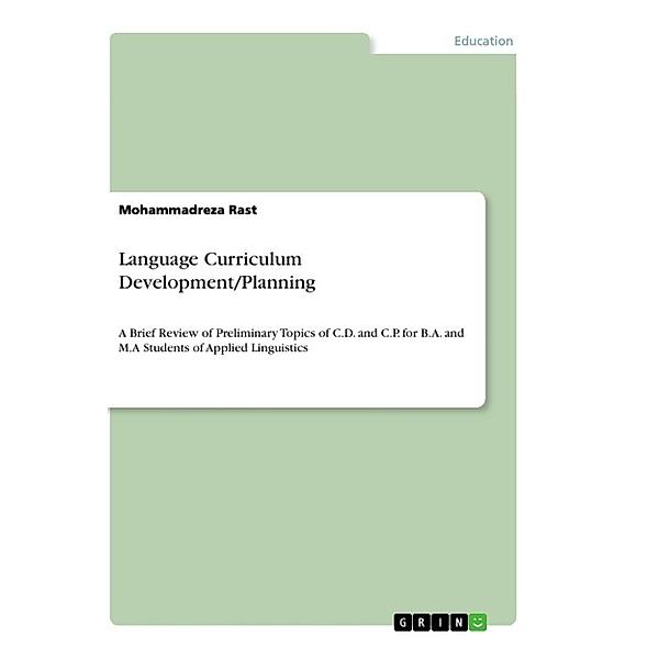 Language Curriculum Development/Planning, Mohammadreza Rast