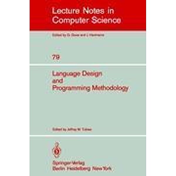 Language Design and Programming Methodology