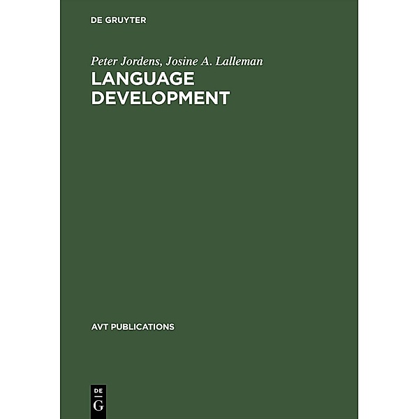 Language Development, Peter Jordens, Josine A. Lalleman