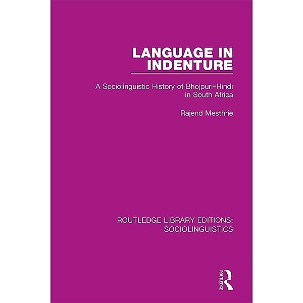 Language in Indenture, Rajend Mesthrie