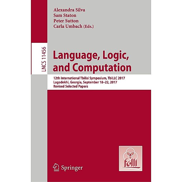 Language, Logic, and Computation / Lecture Notes in Computer Science Bd.11456