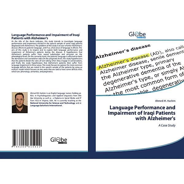 Language Performance and Impairment of Iraqi Patients with Alzheimer's, Ahmed M. Hashim