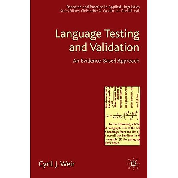Language Testing and Validation, C. Weir