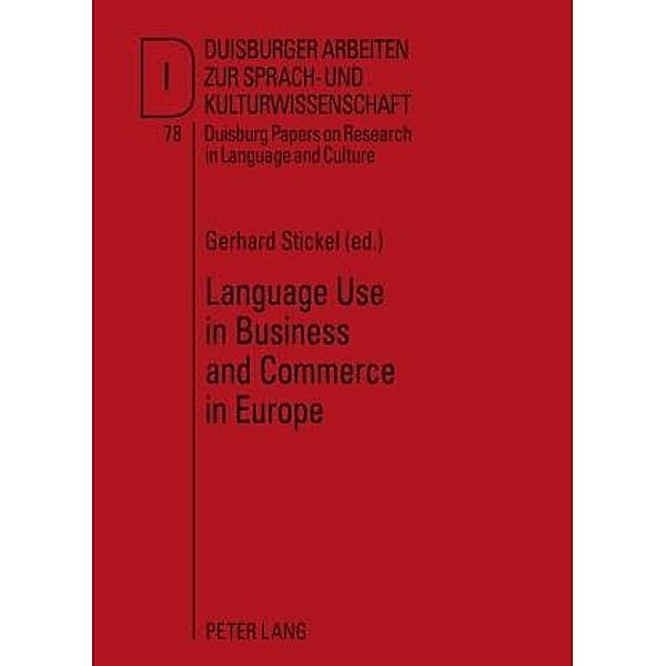 Language Use in Business and Commerce in Europe