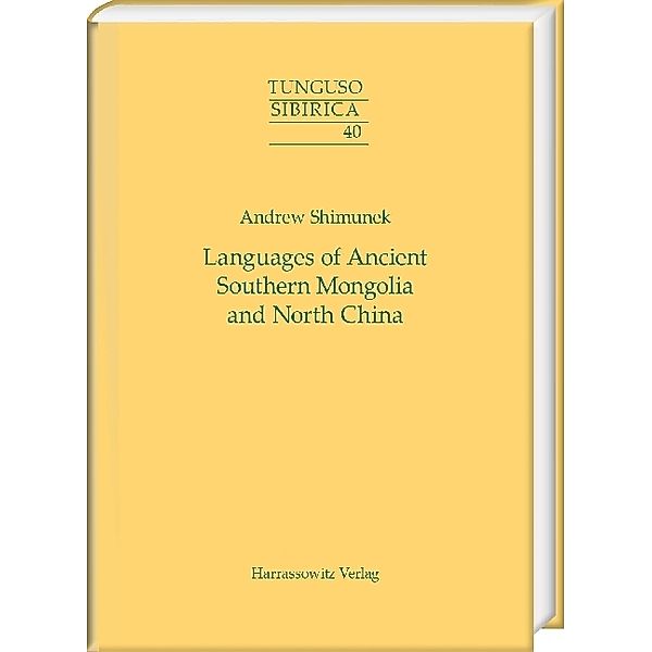 Languages of Ancient Southern Mongolia and North China, Andrew Shimunek