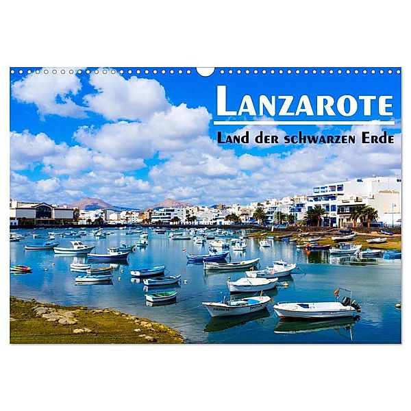 Lanzarote - Land der schwarzen Erde (Wandkalender 2024 DIN A3 quer), CALVENDO Monatskalender, VogtArt