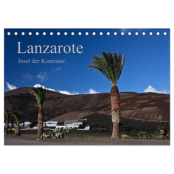 Lanzarote (Tischkalender 2024 DIN A5 quer), CALVENDO Monatskalender, Anja Ergler
