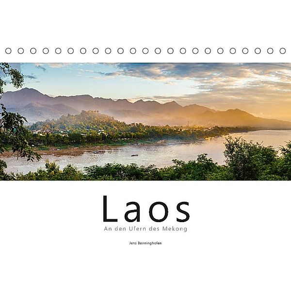 Laos - An den Ufern des Mekong (Tischkalender 2023 DIN A5 quer), Jens Benninghofen