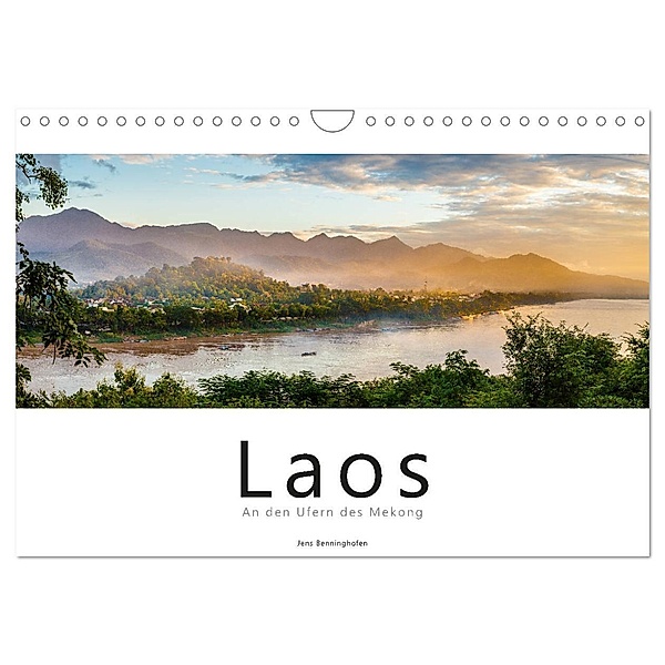 Laos - An den Ufern des Mekong (Wandkalender 2024 DIN A4 quer), CALVENDO Monatskalender, Jens Benninghofen
