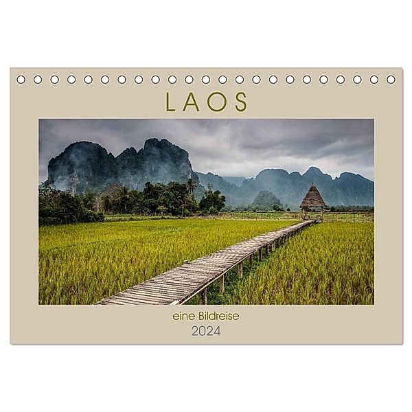 Laos - eine Bildreise (Tischkalender 2024 DIN A5 quer), CALVENDO Monatskalender, Sebastian Rost