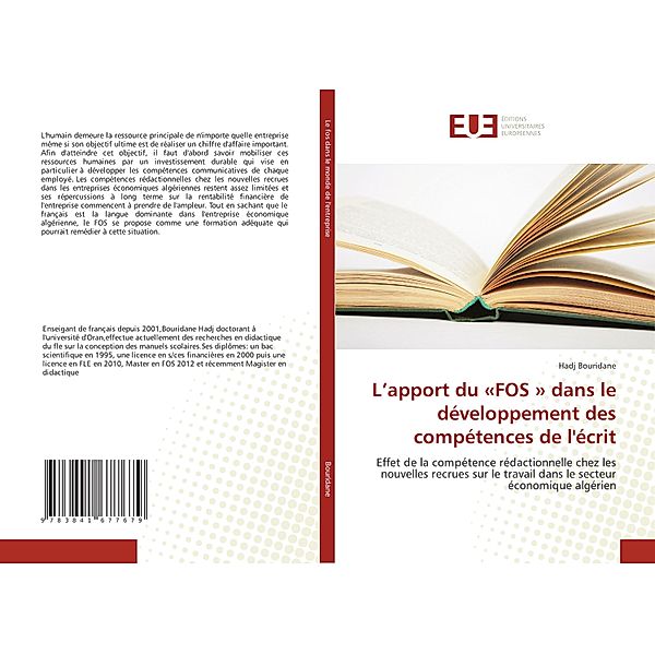L'apport du FOS  dans le développement des compétences de l'écrit, Hadj Bouridane