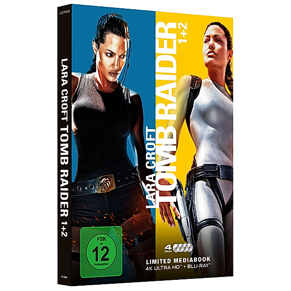 Lara Croft: Tomb Raider 1+2 - Mediabook (4K Ultra HD), Diverse Interpreten
