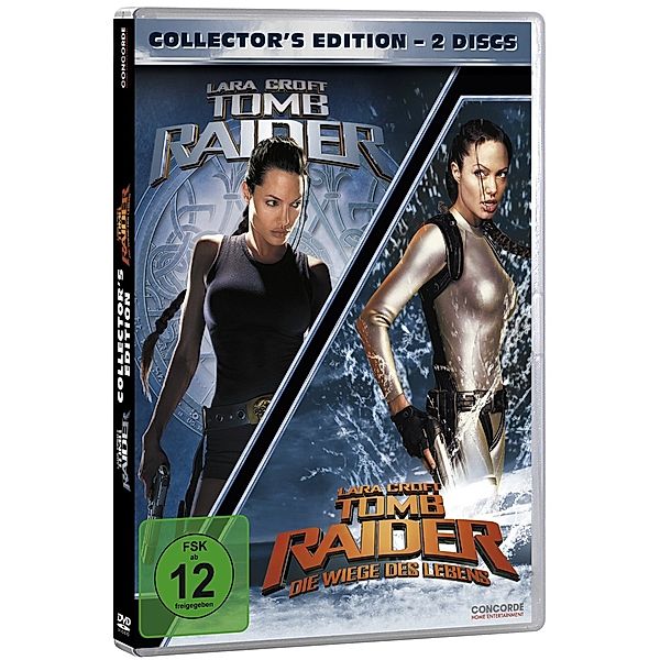 Lara Croft: Tomb Raider / Lara Croft: Tomb Raider - Die Wiege des Lebens, Lara Croft 1+2, 2dvd