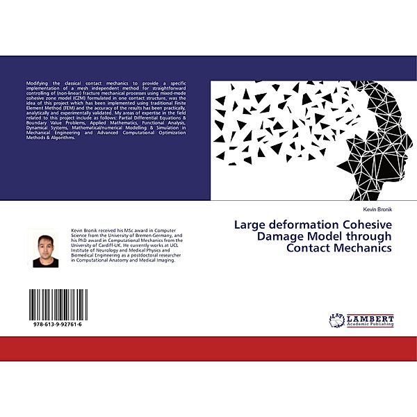 Large deformation Cohesive Damage Model through Contact Mechanics, Kevin Bronik