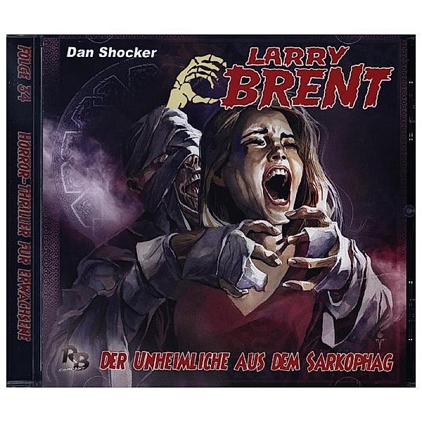 Larry Brent - Der Unheimliche aus dem Sarkophag,1 Audio-CD, Larry Brent