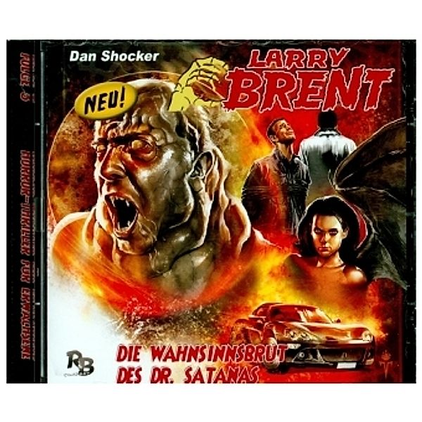 Larry Brent - Die Wahnsinnsbrut des Dr. Satanas, 1 Audio-CD, Dan Shocker