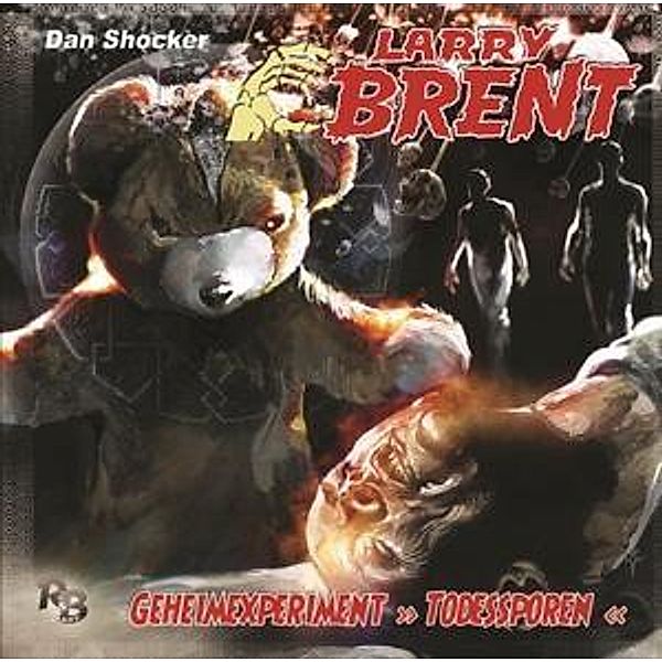 Larry Brent - Geheimexperiment Todessporen, 1 Audio-CD, Dan Shocker