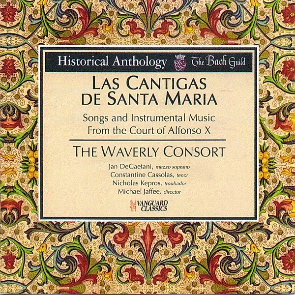 Las Cantigas De Santa Maria-Lieder & Instr.Musik, M. Jaffee, The Waverly Consort