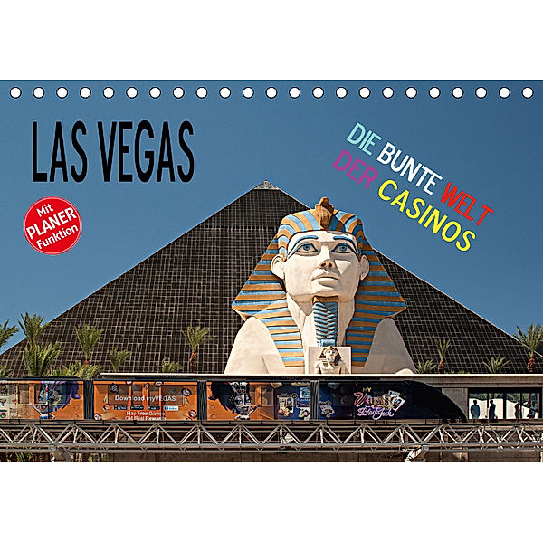 Las Vegas - Die bunte Welt der Casinos (Tischkalender 2019 DIN A5 quer), Christian Hallweger