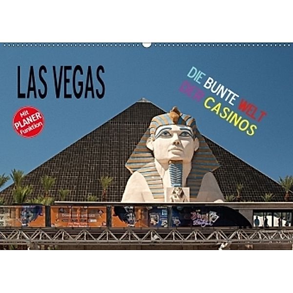 Las Vegas - Die bunte Welt der Casinos (Wandkalender 2017 DIN A2 quer), Christian Hallweger