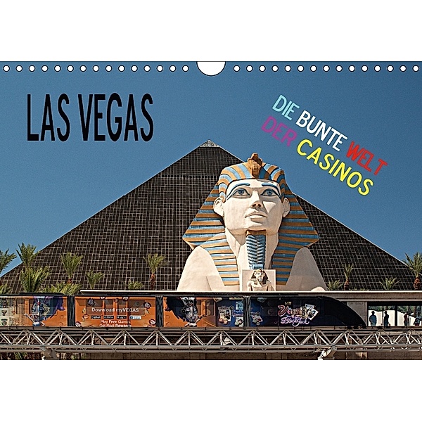 Las Vegas - Die bunte Welt der Casinos (Wandkalender 2018 DIN A4 quer), Christian Hallweger
