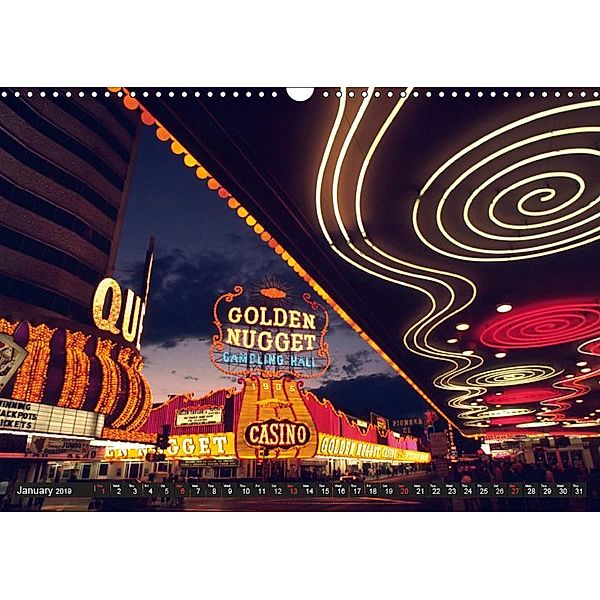 Las Vegas Impressions (Wall Calendar 2019 DIN A3 Landscape), Elisabeth Stanzer