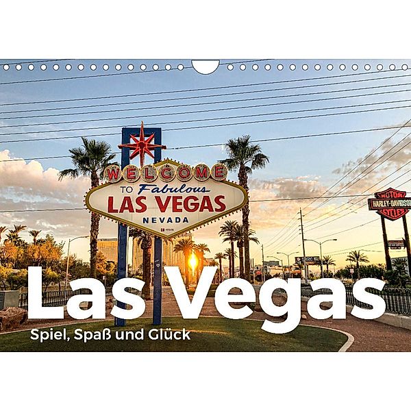 Las Vegas - Spiel, Spaß und Glück (Wandkalender 2022 DIN A4 quer), M. Scott